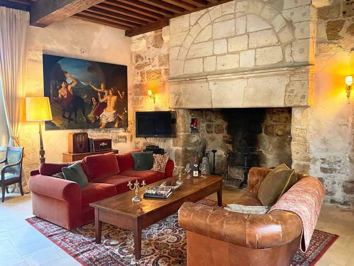 Château pour 15 personnes avec jardin in Celles, Périgord Vert