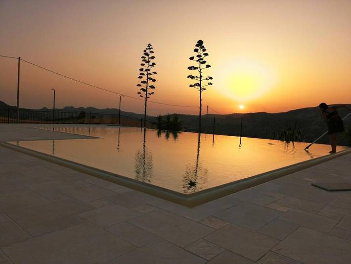 Bungalow per 4 persone, con panorama e piscina nonché giardino - 1