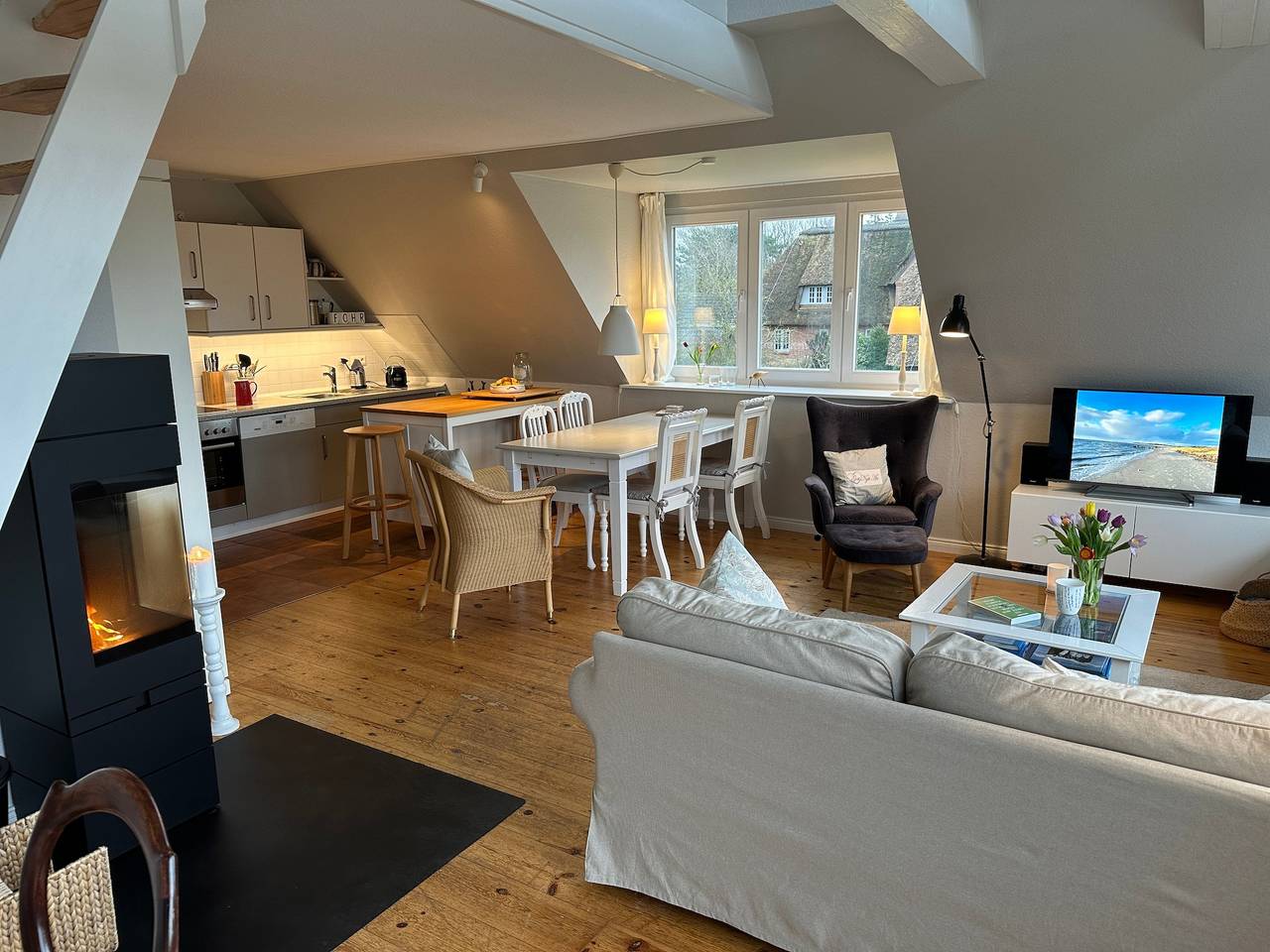 Ganze Ferienwohnung, Bi de Süd 45/5 - Fewo Westblick in Nieblum, Föhr