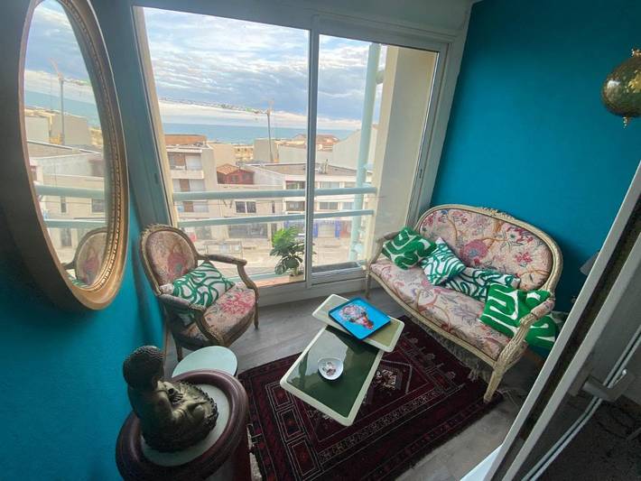 Gîte pour 2 personnes, avec balcon et vue dans Plage de la Crique de l'Anau - 2