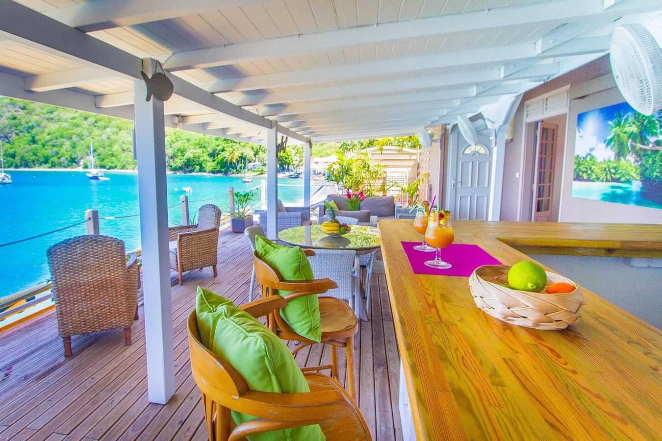 Entire apartment, Elegant Apartment in Deshaies with Private Terrace, 80 m². in Guadeloupe (Caribbean)