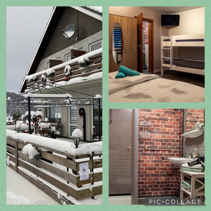 Pension für 2 Personen, mit Garten und Balkon, kinderfreundlich in Niedersfeld - 3