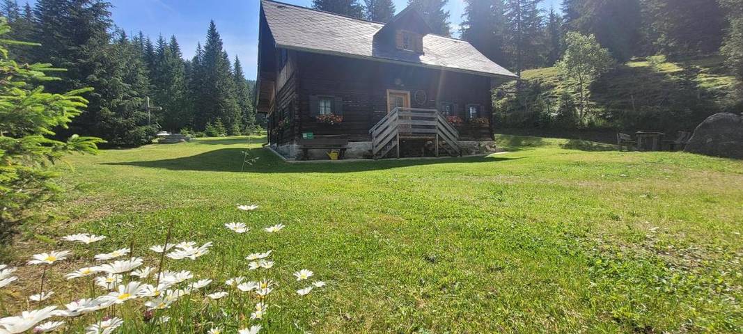 Ferienhaus für 7 Personen, mit Terrasse und Garten sowie Sauna und Ausblick in Flattnitz