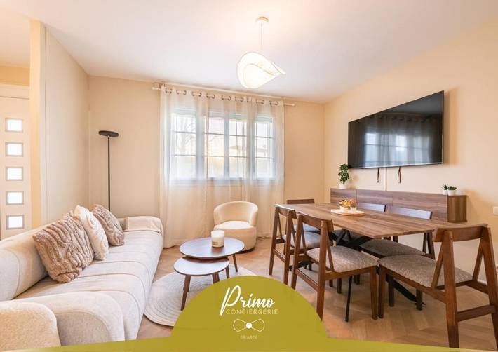 Villa pour 8 personnes, avec vue et balcon