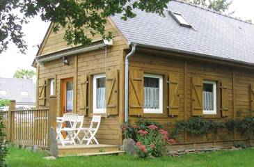 Chalet pour 2 personnes, avec jardin en Bretagne
