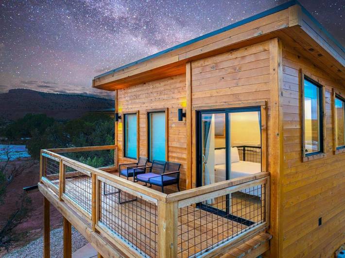 Natuurhuisje voor 4 personen, met uitzicht en balkon in het Nationaal Park Grand Canyon