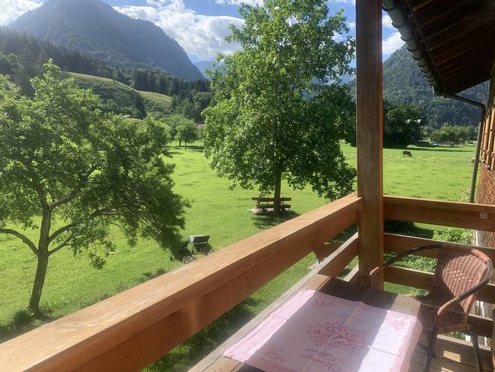 Bauernhof für 2 Personen, mit Balkon und Garten sowie Sauna und Ausblick