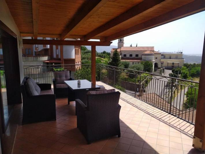 Appartamento per 4 persone, con Balcone e Terrazza nonché Panorama a Altavilla Silentina