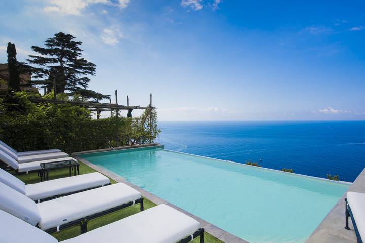 Villa Evia in Spiaggia Fornillo, Positano