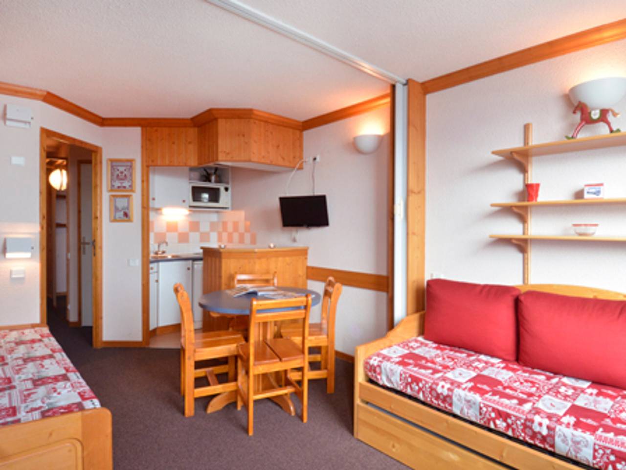 Studio voor 4 Personen in La Plagne, Aime