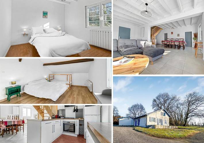 Location de vacances pour 7 personnes, avec terrasse et vue à Orthevielle - 4