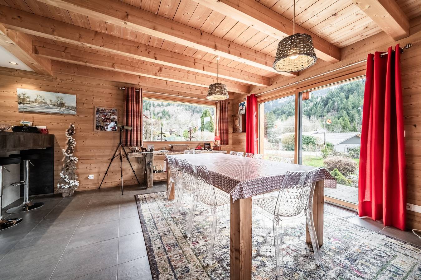 Chalet le télémark,Bernex, jusqu'à 13 personnes, vue sur la dent d'oche in Bernex, Région de Thonon-les-Bains