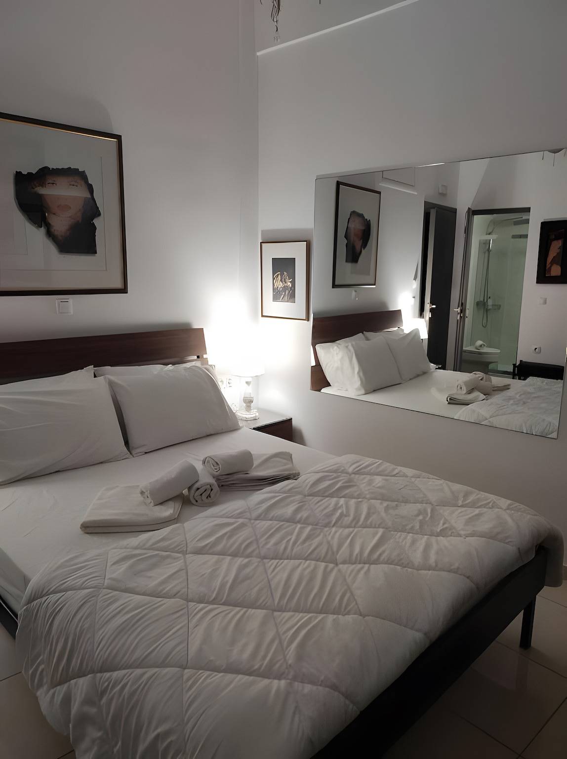 Room 'Porto Chania B2' with Shared Garden, Wi-Fi and Air Conditioning in Splantzia, Chania region