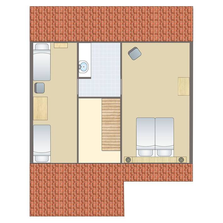 Ferienhaus für 2 Personen, mit Balkon/Terrasse und Sauna sowie Terrasse in Limburg (Niederlande) - 3