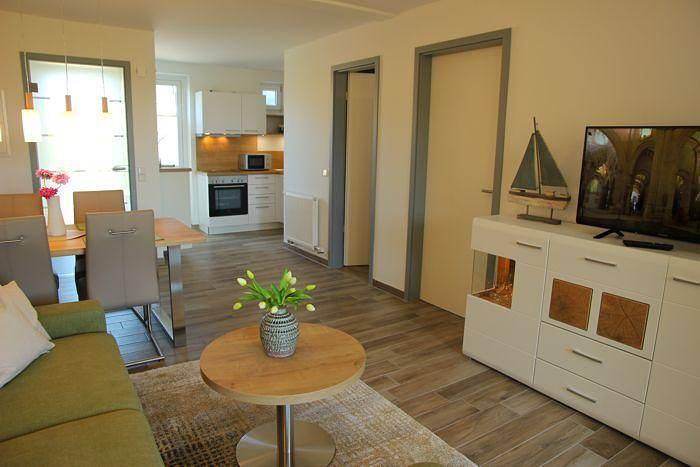 Appartement entier, Seestern 201 - Modern eingerichtetes Apartment für 2 mit geschützter Terrasse in Rechlin, Lac Müritz