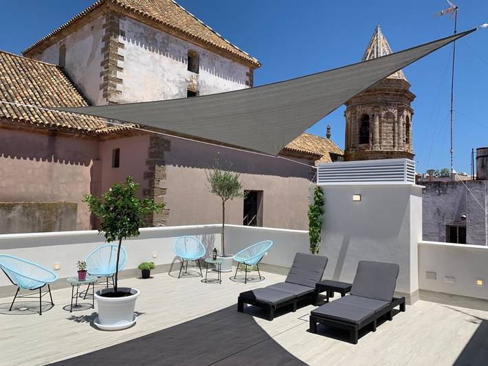 Vakantieappartement voor 3 personen, met uitzicht en terras in Cádiz