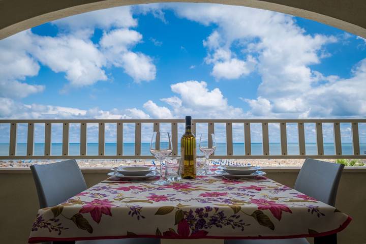 Ferienwohnung für 2 Personen, mit Terrasse und Ausblick, mit Haustier an der Adriatisches Meer - 2