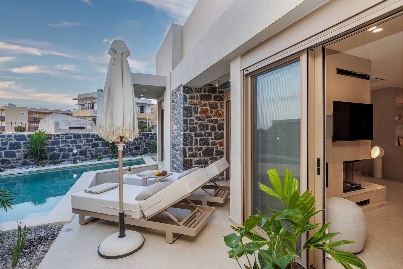 Villa für 4 Personen mit Garten in Malia, Iraklio-Heraklion und Umgebung