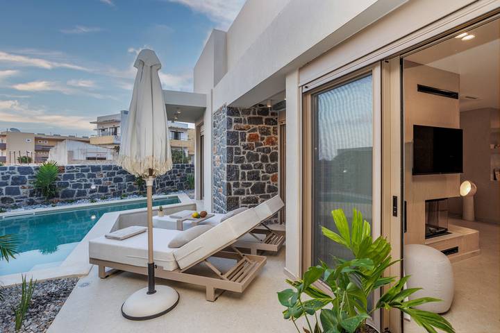 Location de vacances pour 4 personnes, avec terrasse et jardin dans Malia - 4