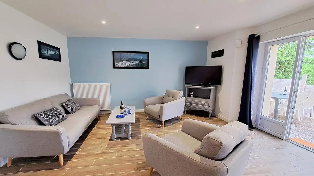Maison de vacances pour 5 personnes avec terrasse in Telgruc-sur-Mer, Région de Châteaulin