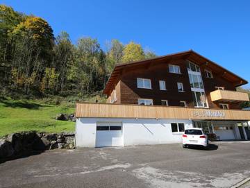 Ferienwohnung für 12 Personen, mit Balkon und Ausblick sowie Sauna, kinderfreundlich in Mellau