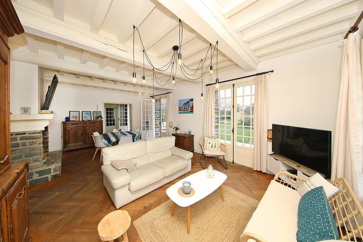 Location de vacances pour 7 personnes, avec terrasse et jardin, animaux acceptés à Hauteville-sur-Mer - 2