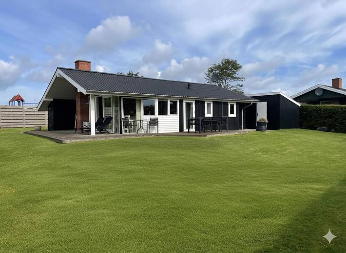 Ferienhaus für 5 Personen, mit Terrasse und Garten sowie Seeblick in As Vig