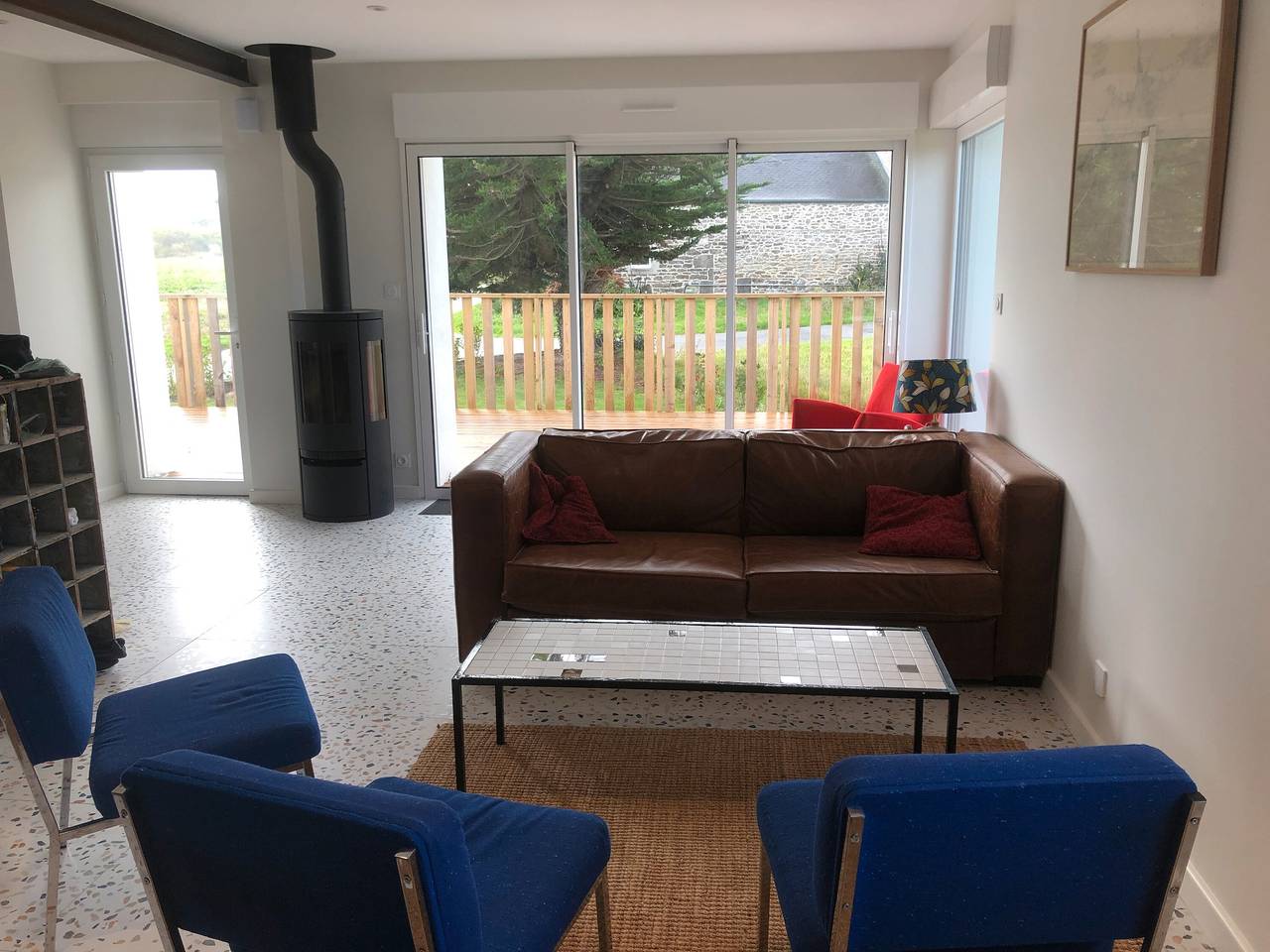 Ferienhaus „Menbleiz, Familiale“ mit privater Terrasse, Garten und Wlan in Plounéour-Trez, Brest und Umgebung