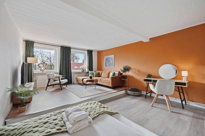 Ferienwohnung für 4 Personen, mit Seeblick und Ausblick