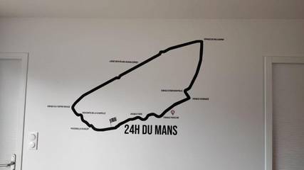 Gîte pour 16 personnes, avec jardin et vue dans Circuit des 24 Heures du Mans