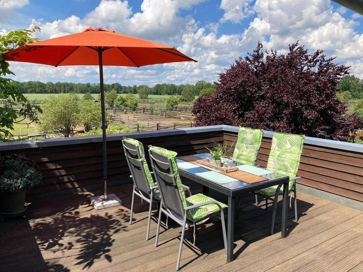 Ferienwohnung für 4 Personen, mit Balkon und Terrasse