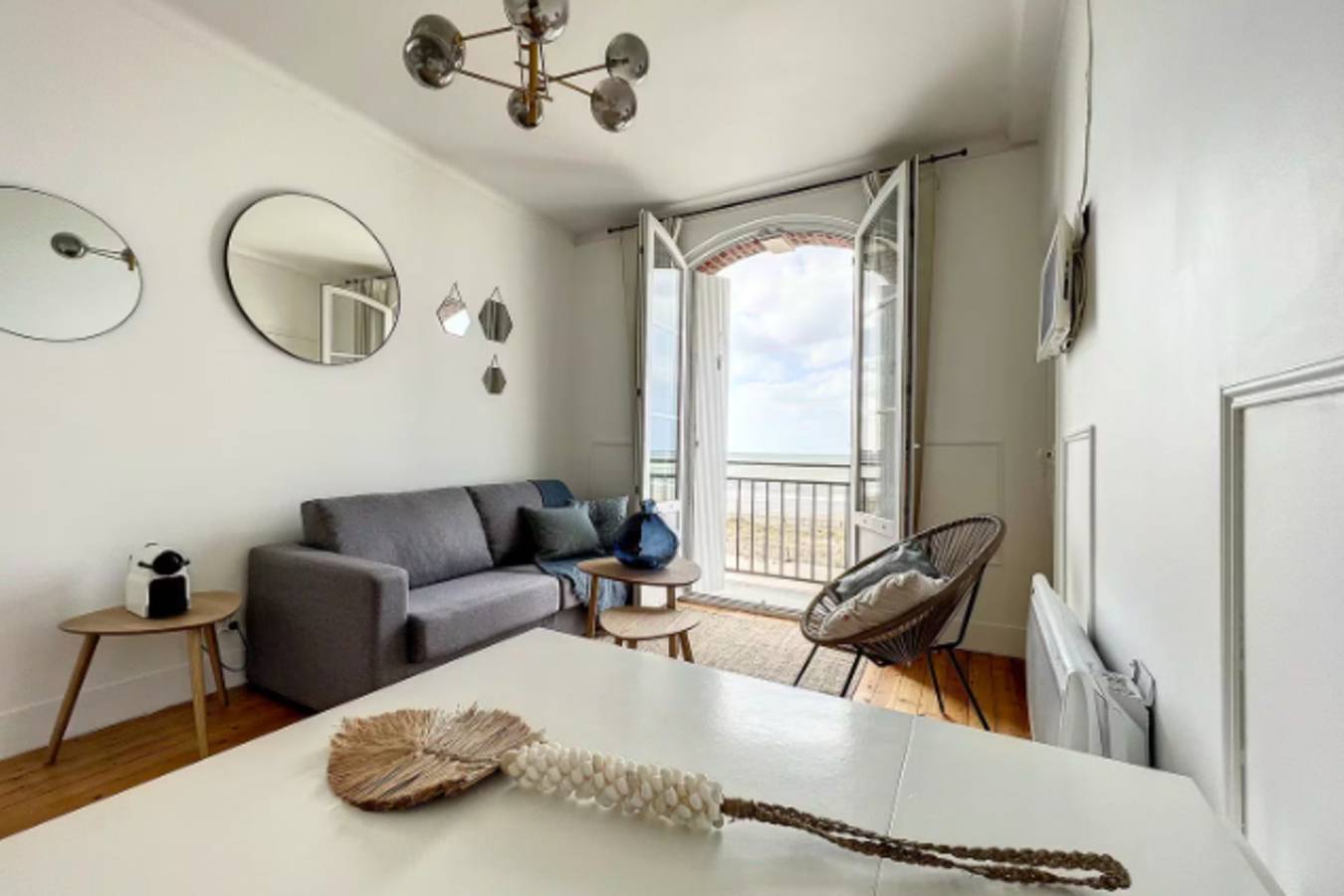 Apartamento entero, Apartment with sea view and balcony in Houlgate in Houlgate, Region de Lisieux