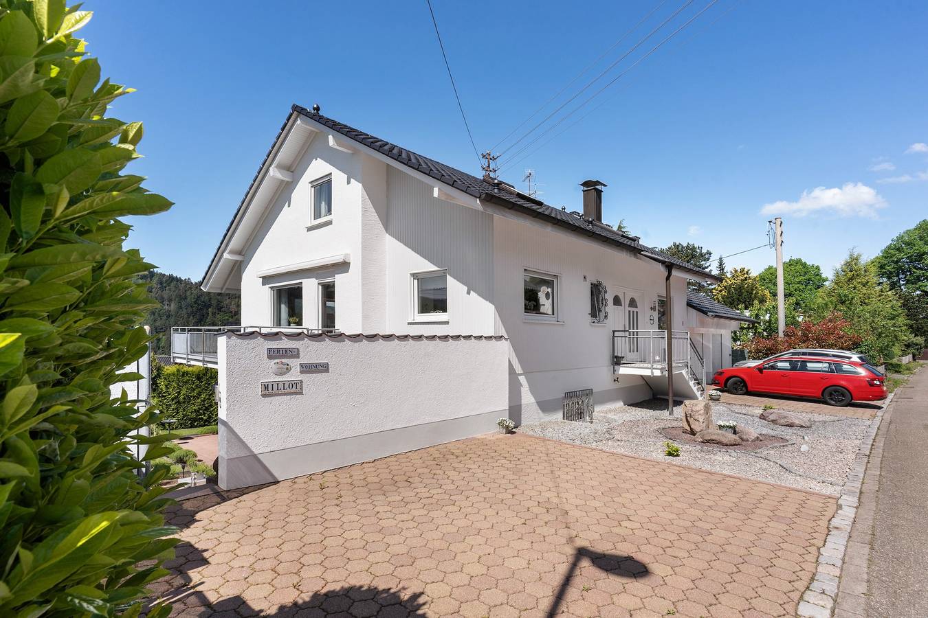 Ganze Wohnung, Ferienwohnung 'Millot' mit Privatterrasse und Wi-Fi in Gernsbach, Nordschwarzwald