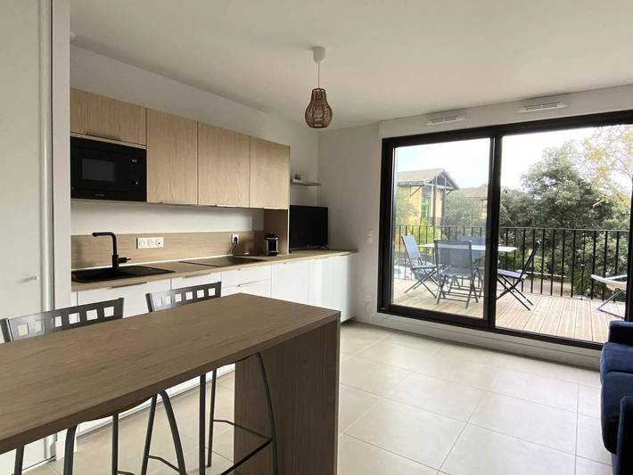 Gîte pour 2 personnes, avec vue dans Maubuisson