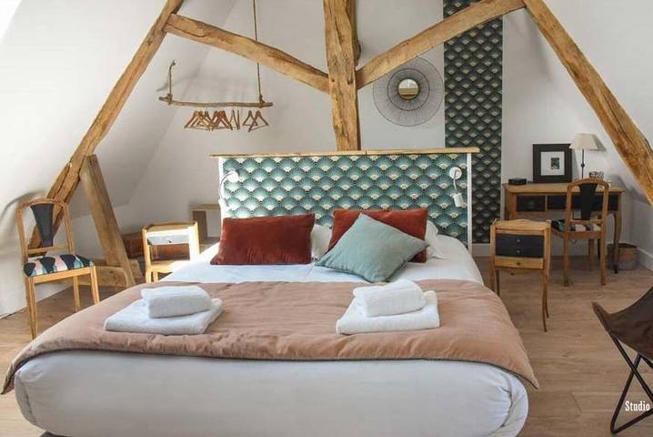 Maison d’hôte pour 2 personnes, avec sauna et jardin ainsi que piscine et vue en Seine-Maritime - 4