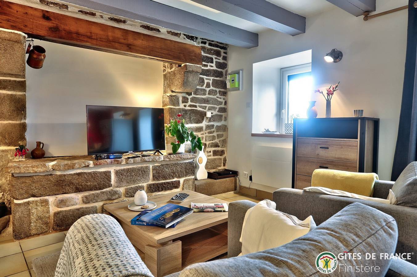 Casa de huéspedes para 2 personas con terraza in Plogonnec, Iroise