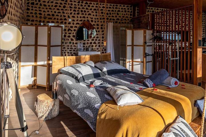 Gîte pour 2 personnes, avec Balcon et Jacuzzi à Lindry