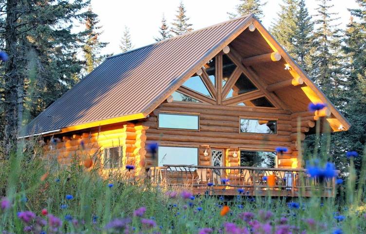 Lodge voor 8 personen, met uitzicht en tuin in Alaska