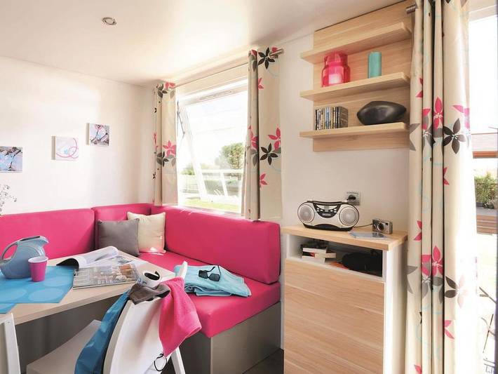 Flower Camping les Aubepines - Mobilheim 2 personen - 17,8 m² Standard (1 Zimmer) in Le Crotoy, Abbeville und Umgebung