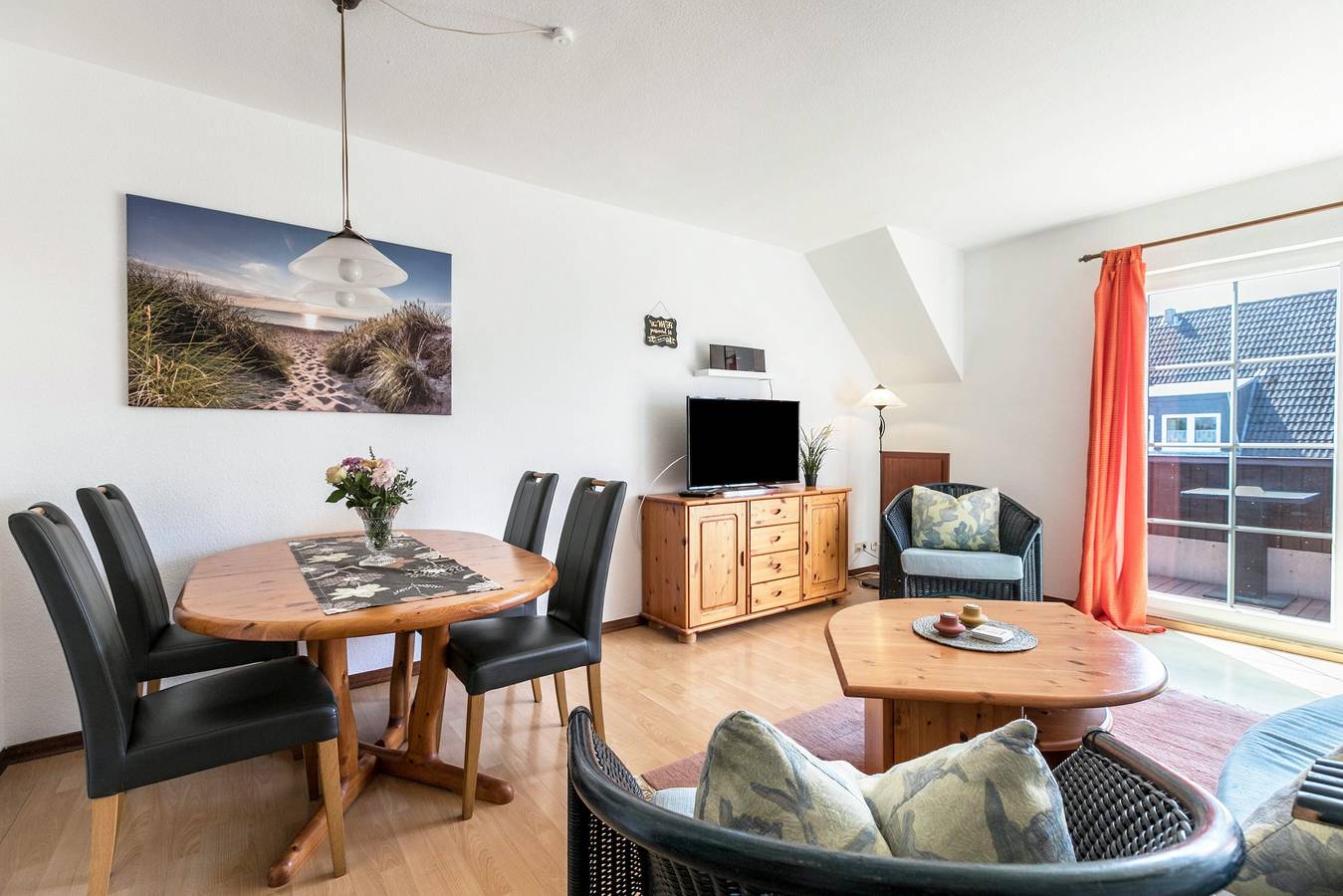 Ganze Wohnung, Ferienwohnung 'Landhaus Katharina' mit Gemeinschaftsterrasse, Balkon und Wlan in Stinteck, Westerdeichstrich