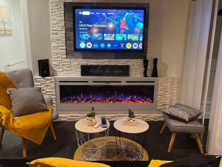 Appartement de vacances pour 8 personnes, avec Terrasse ainsi que Jardin et Vue