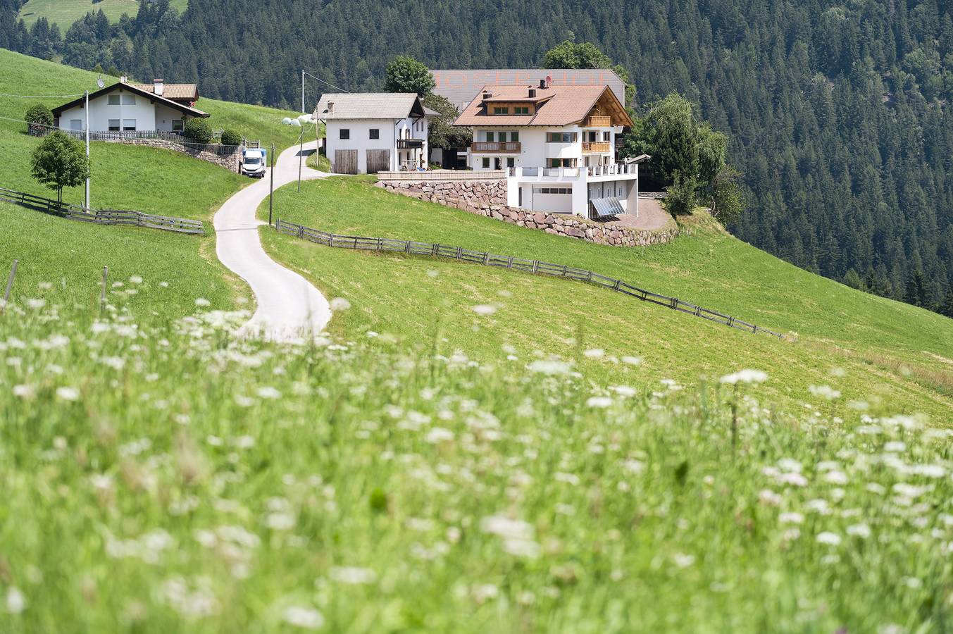 Ganze Wohnung, Ferienwohnung 'Moserhof Wohnung Lavendel' mit Bergblick, Balkon und Wlan in Jenesien, Sarntaler Alpen