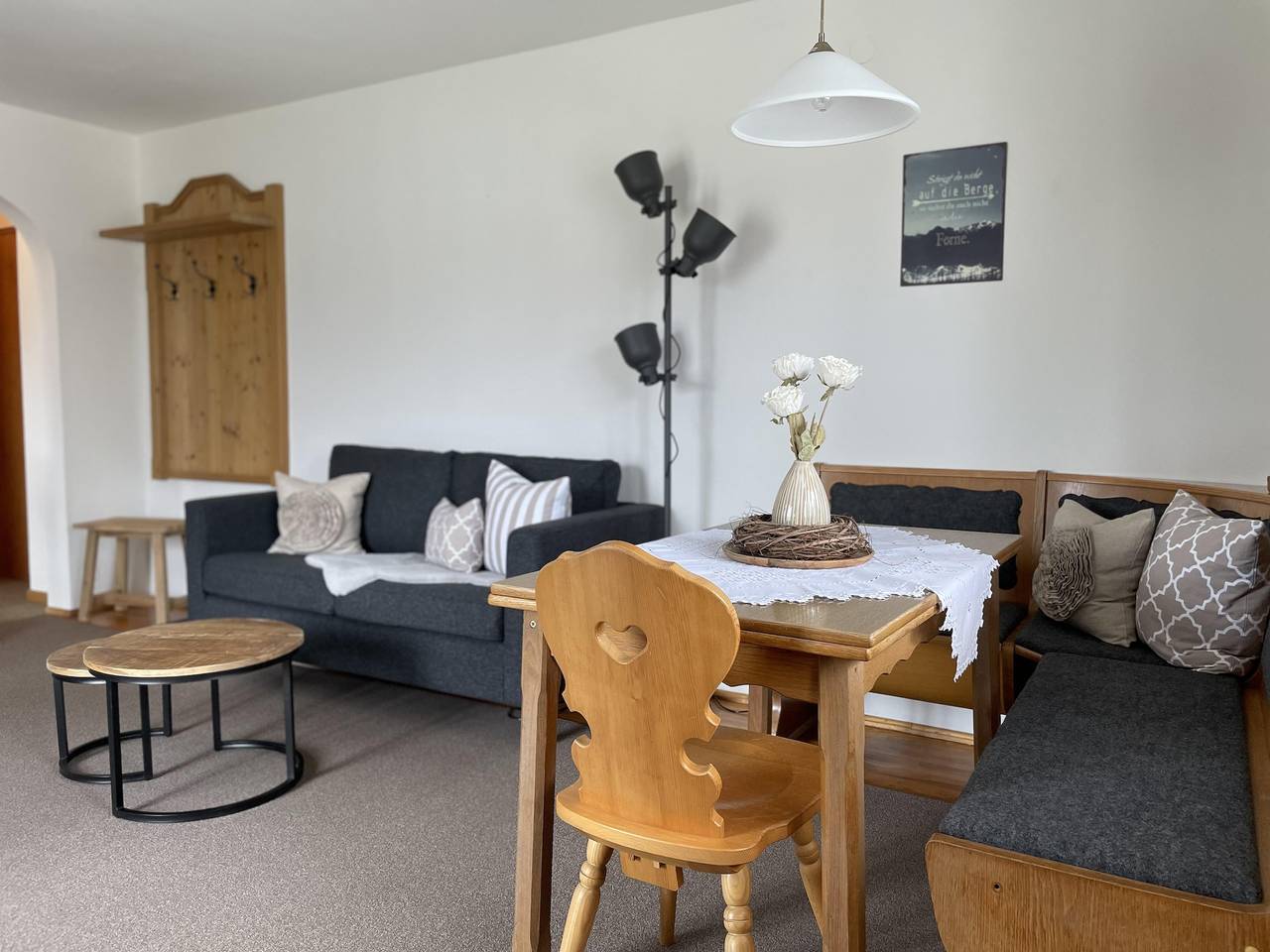 Ganze Ferienwohnung, "Landlust" Fewo/1 Schlafraum/Dusche,Wc in Wallgau, Walchensee