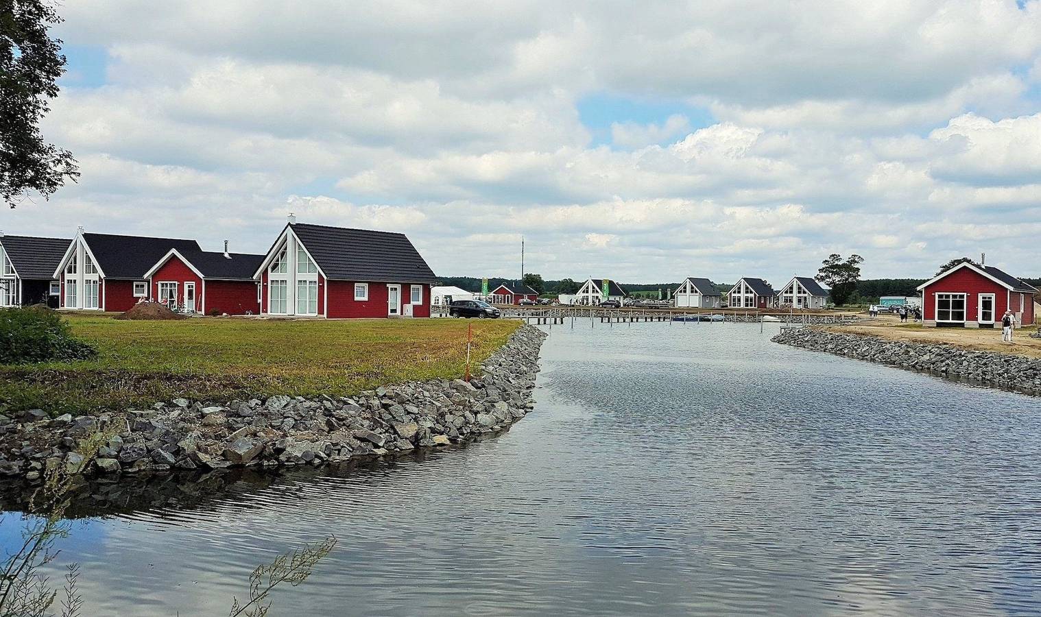 Skandinavisches Ferienhaus 2. Reihe zum Wasser für 6 Personen in Zerpenschleuse, Wandlitz