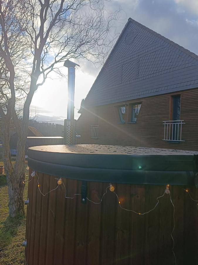 Gîte pour 4 personnes, avec vue ainsi que jardin et sauna, animaux acceptés à Laubach (Hesse) - 2