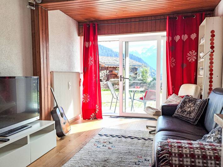 Gîte pour 2 personnes, avec terrasse ainsi que vue et jardin à Verbier - 2