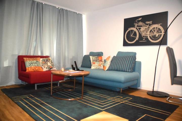 Ferienwohnung für 6 Personen, mit Balkon und Ausblick