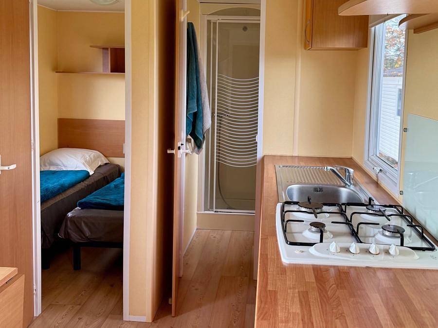 Camping Brantôme Far Ouest - Mobilhome 4 personas - Mobilhome confort - 22 m² - 2 habitaciones in Brantôme en Périgord, Périgord Vert