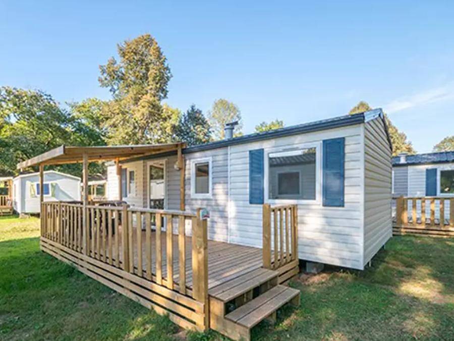 Camping Village Corsaire des 2 Plages - Mobilhome 6 personnes - Mobil-home | Comfort | 3 Ch. | 6 Pers. | Terrasse surélevée in Châtelaillon-Plage, Région de La Rochelle
