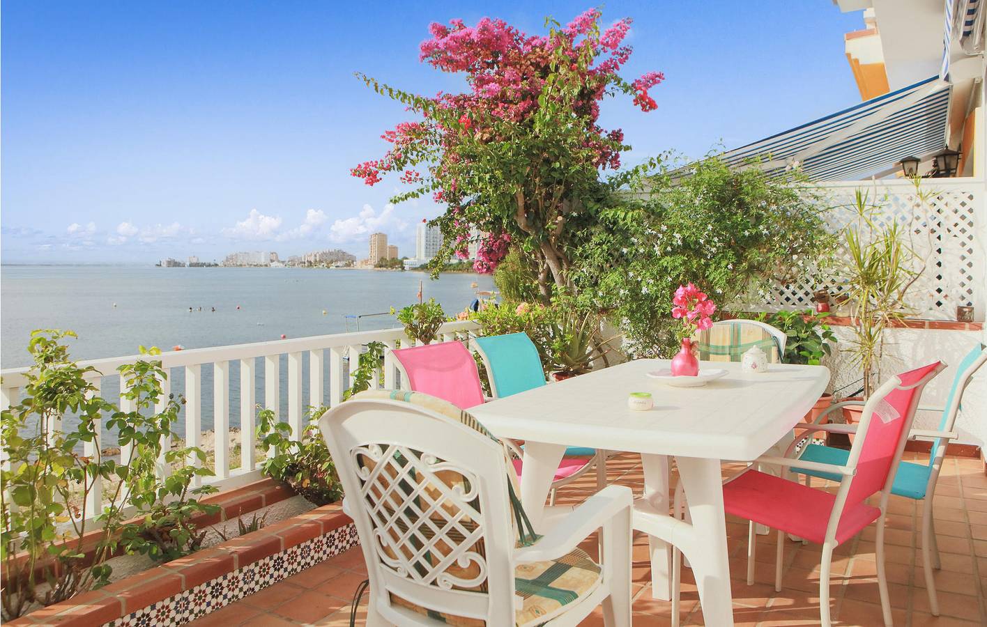 200m² Apartment with A/C, Parking, Terrace, Pool & WiFi - 300m to Restaurant in San Javier, Costa Cálida